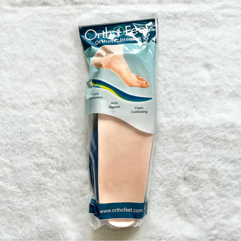 ORTHOFEET NWT ORTHOTIC INSOLES MENS SIZE 10.5 Wide
